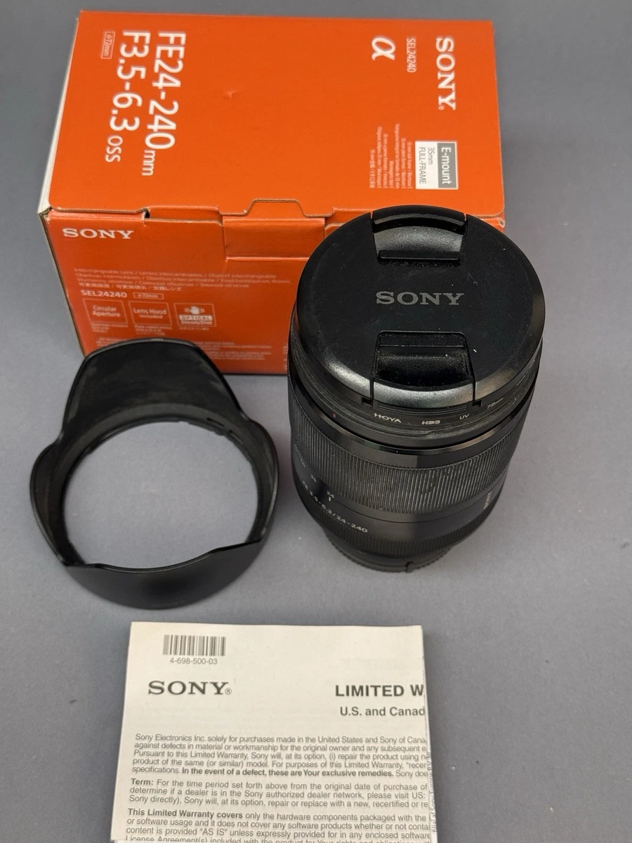 Sony Auto & Manual Focus Camera Lenses 24-240mm Focal FE for sale