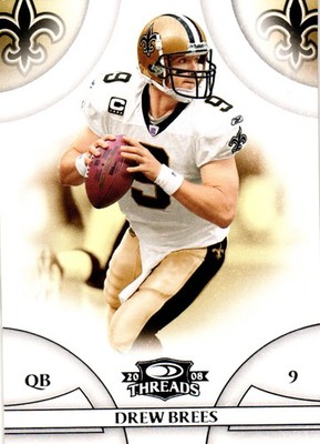 2008 Donruss Threads #77 Drew Brees