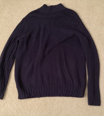 Vintage 90's Polo Jeans Co Ralph Lauren 1/4 Zip Knit Sweater 2XL