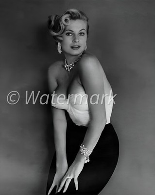 Publicity Photo Film Star Icon Vintage 1950s 8x10 Anita Ekberg Collectible