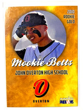 2010 Rookie Phenoms Mookie Betts Gold NNO
