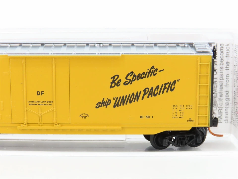 Micro-trenes escala N MTL 03200390 UP Union Pacific 50' coche de caja estándar #499055 Foto 3 de 4