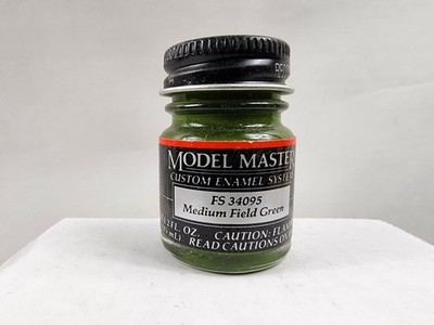 Testors Model Master Medium Field Green 1786 Flat Enamel Paint .5 oz 1/2 oz