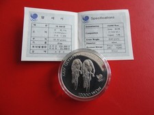 *Südkorea 10000 Won 1988  Silber PP (1 Oz. Fein)* Olampia 1988 (Schub132)