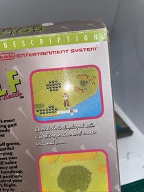 NES Bandai Golf Challenge Pebble Beach Nintendo Entertainment System 1989 CIB