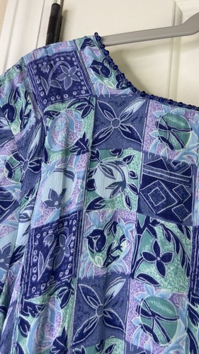 Vestido De Colección SARAH ELIZABETH Púrpura Floral S/S Midi Talla 18W Cottagecore Pradera - Imagen 5 de 20