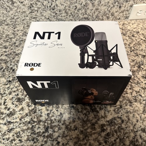 RODE NT1 Signature Series Black New Never Opened!
