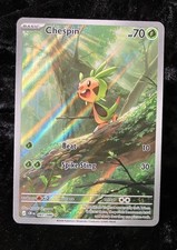 Chespin 087/086 Illustration Rare IR Pokemon Chaos Rising (CRI) NM/M Full Art