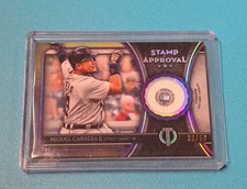 2020 Topps Tribute 32/50 Stamp of Approval Relics Miguel Cabrera #SOA-MC (B3)
