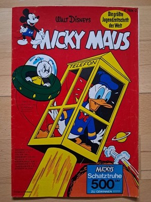Micky Maus Nr.35 vom 30.8.1969 mit Fußballalbum, Ausklappseiten - Z1-2
