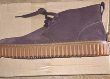 Clarks Torhill DB Sneaker Wildleder Braun EU 42,5 UK 8,5 G