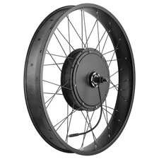 AplusChoice 26"x4" Fat Tire 48V 1000W Ebike Front Wheel Bicycle Conversion Kit