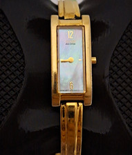 Citizen Eco-Drive Women’s Rectangle Blue Dial Gold Bracelet Watch G620-S052814