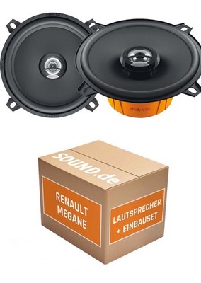 Lautsprecher hinten Hertz DCX 130.3 für Renault Mégane II | 2x Tief-Mitteltöner 