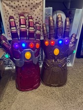 Marvel Legends Light up Iron man and thanos infinity Gauntlet perfect condition