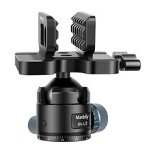 Shooting Saddle with Low Profile 44mm Ball Head, Heavy Duty 360 , Black