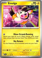 Emolga 030/086 Common Chaos Rising Pokemon Near Mint