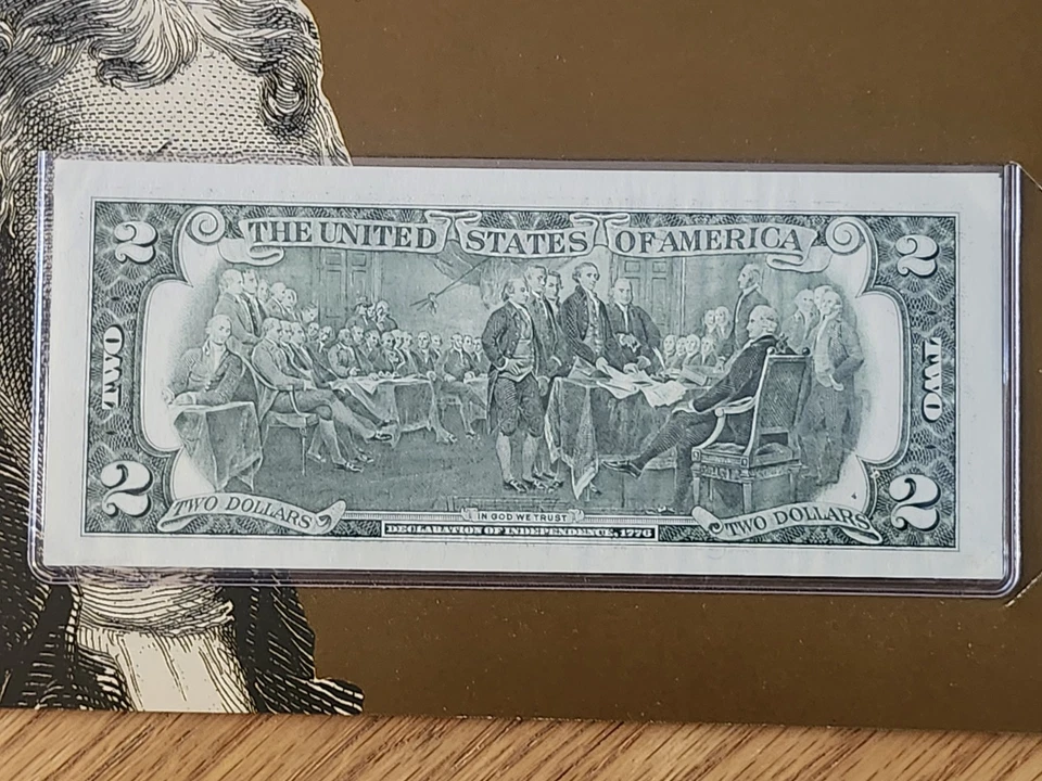 2003 $2 BEP STAR NOTE CHICAGO DISTRICT "ONLY" 16k PRINTED G00002481* LOW SER NUM - Image 2 of 4