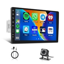 9 Inch Wireless Carplay Single Din Car Stereo Android Auto, Bluetooth IPS