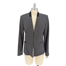 19895 NEW T Tahari Work Blazer Gray size 10 preppy Business casual Work office