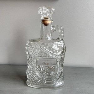 Vtg Old Forester KY Bourbon Whiskey Holiday Guest Decanter Bottle Stopper 11"