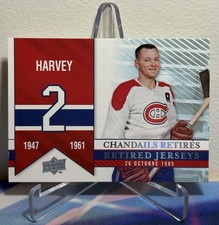 2008-09 Upper Deck MONTREAL CANADIENS CENTENNIAL DOUG HARVEY #274 RETIRED JERSEY