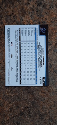 Xavier Edwards (Aqua Raywave 064/199) -- Color Match! -- 2025 Topps Chrome #115 - Picture 3 of 3