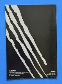 Super Burnout   --  ATARI Jaguar Instruction Manual Booklet Only, NO GAME