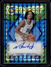2023-24 Finest #FLA-NSJ Nick Smith Jr. Flashback Autographs Blue Geometric #/99
