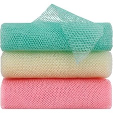African Bath Sponge Long Net Bath Sponge Exfoliating Net Shower Body Scrubber