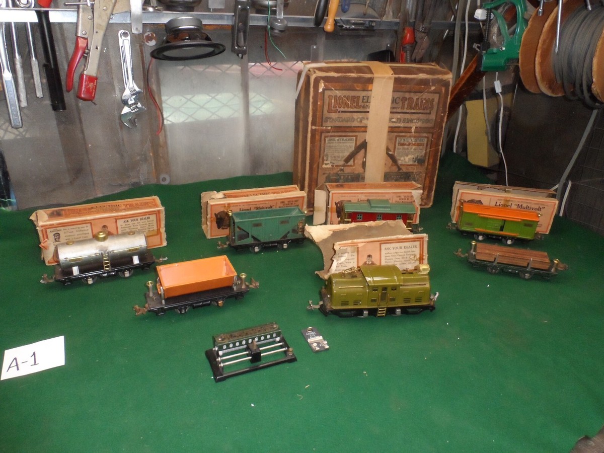 Lionel 293 Vintage O Prewar Electric Freight Set w/252, 803, 804