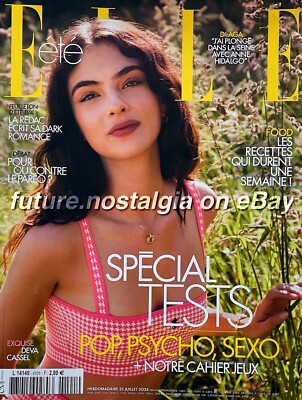 DEVA CASSEL French Elle Magazine July 2024 Emma Todt Monica Bellucci