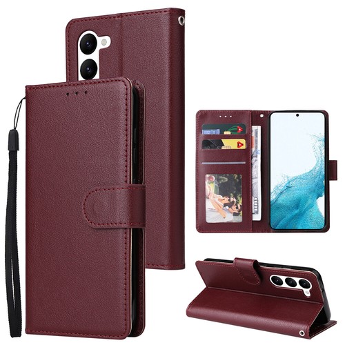 For Samsung Galaxy S25 S24 Ultra Plus S22 S23 FE Wallet Case Leather Flip Cover - Picture 5 of 44
