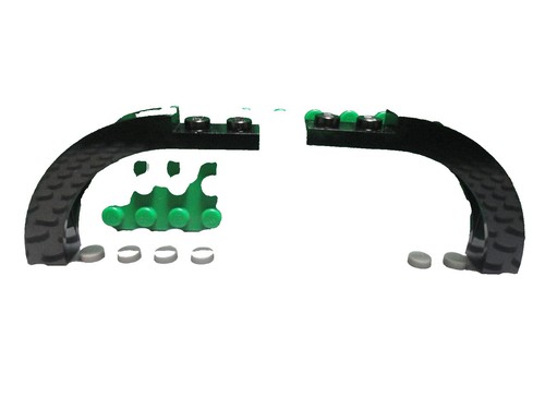 Profilo Per Muratura 500x 1x2 Trasparente Ghiaccio Modificato, Perfetto Per Mattoni Muro 98283 – Lotto MOC
