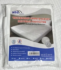 Mattress Protector Twin Bed Niagara Sleep Solution Waterproof Smooth Jersey New