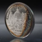 1988 University of Notre Dame Football TONED 1oz 999 FINE Silver round C5167