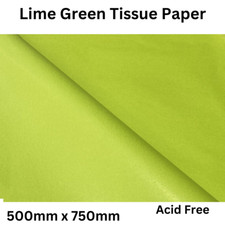 Coloured Tissue Paper High Quality Acid Free 22 Colours  500mm x 750mm Small QTY