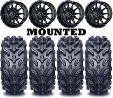 Kit 4 Interco Swamp Lite Tires 28x9-14 On Frontline 762 Black Wheels 1kxp Kit 4 Interco Swamp Lite Tires 28x9-14 On Frontline 762 Black Wheels 1kxp