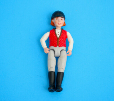 Fisher Price Loving Family Dollhouse English Style Horse Back Rider Girl Haley