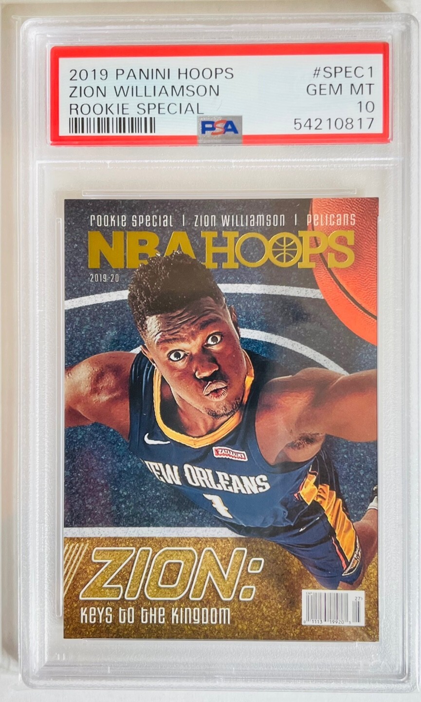 2019-20 Panini Hoops #SPEC1 Zion Williamson Rookie Special Keys Kingdom PSA 10