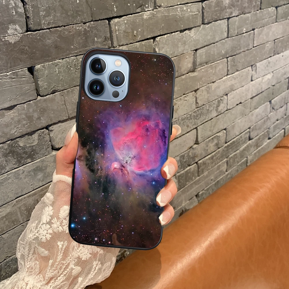 Phone Case Space Soft Silicone Cover For iPhone 11 12 Pro 13 14 Plus 15 Pro Max