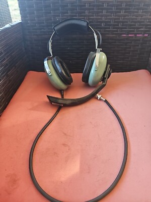 Vintage David Clark H5030 Voice Powered Headset Pre Owned Untested
