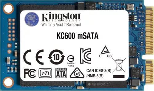 Kingston KC600 Solid State Drive SSD mSATA - Desktop PC Notebook Series