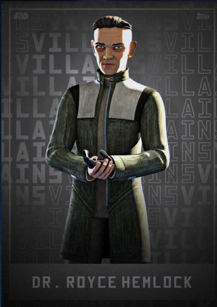Star Wars Card Trader 2024 Villains S3 - Dr Royce Hemlock - Black