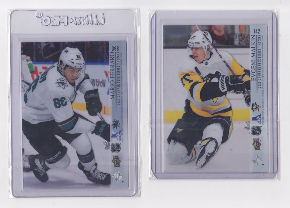 2020-21 UD SERIES 1, 2 & EXTENDED CLEAR CUT BASE PARALLEL - DROP DOWN LIST - Image 4 of 4