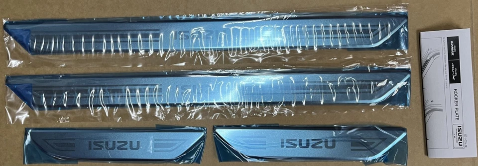Genuine Isuzu MU-X MUX D-MAX DMAX MY21 2021 Onwards Alloy Scuff Plates Set of 4 - image 4 of 4