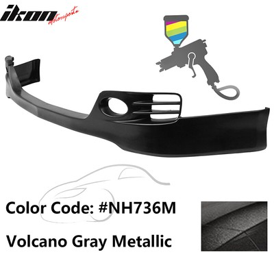 Fits 06-08 Acura TSX Front Bumper Lip EURO-R Style Spoiler #NH736M Gray Splitter