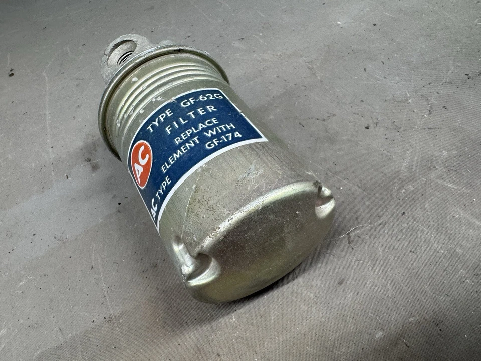 Nuevo de Lote Antiguo Chevy Corvette 1987 Filtro de Combustible Carcasa En Línea Gas 5.7L V8 AC Delco GF62 Foto 2 de 4