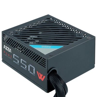 ATX Netzteil AZZA PSAZ 550Watt 80Plus Bronze 12cm Lüfter Black - NEU