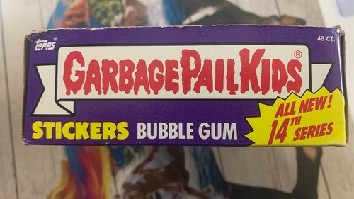 GPK Garbage Pail Kids Original 14th Series Box Plus 8 Sealed Wax Packs - Picture 7 of 10